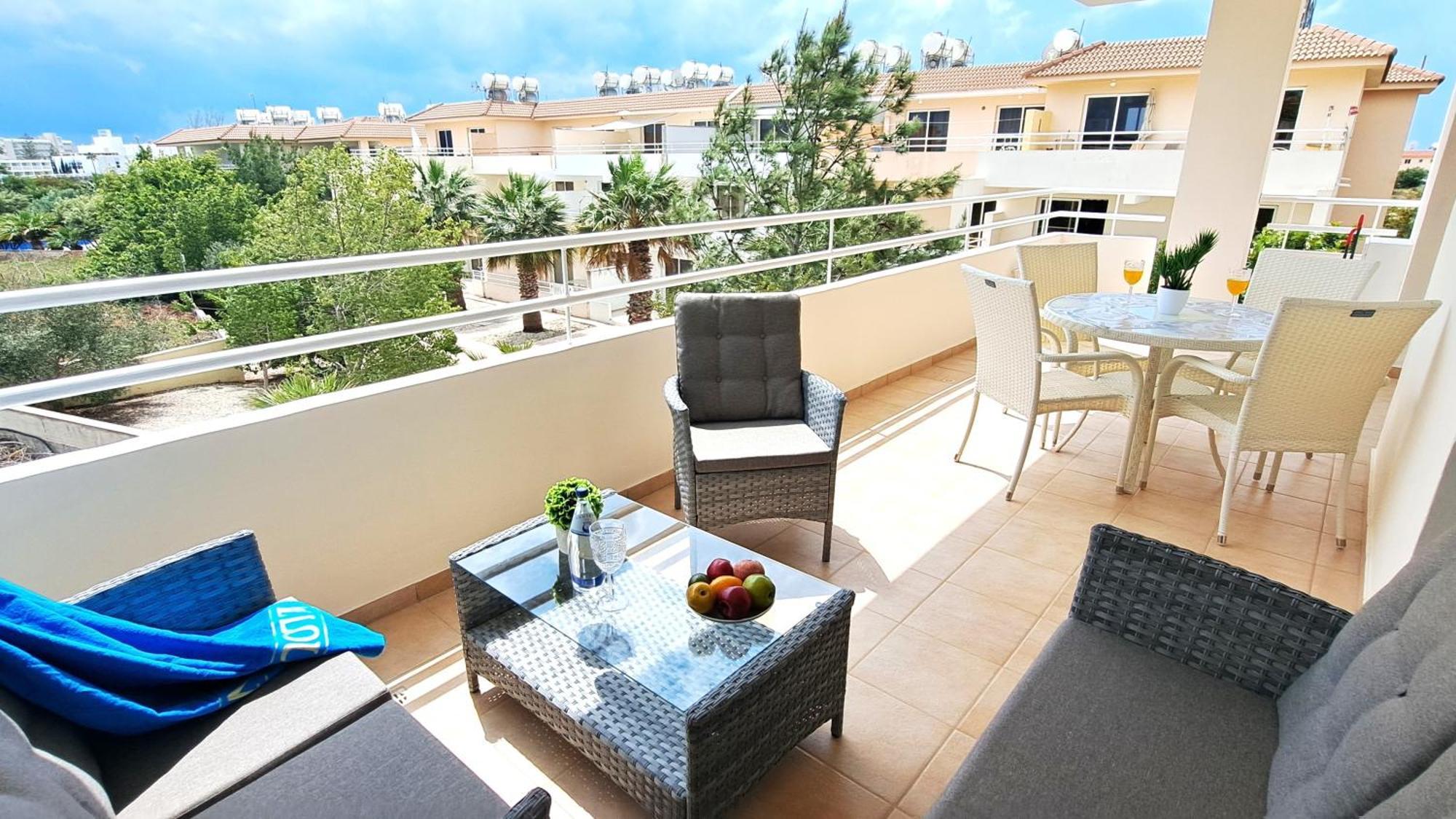 Nissi 2 And Sea View Free Wifi Apartament Ajia Napa